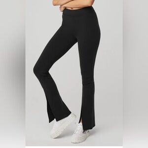 Alo Yoga Black Flared Pants